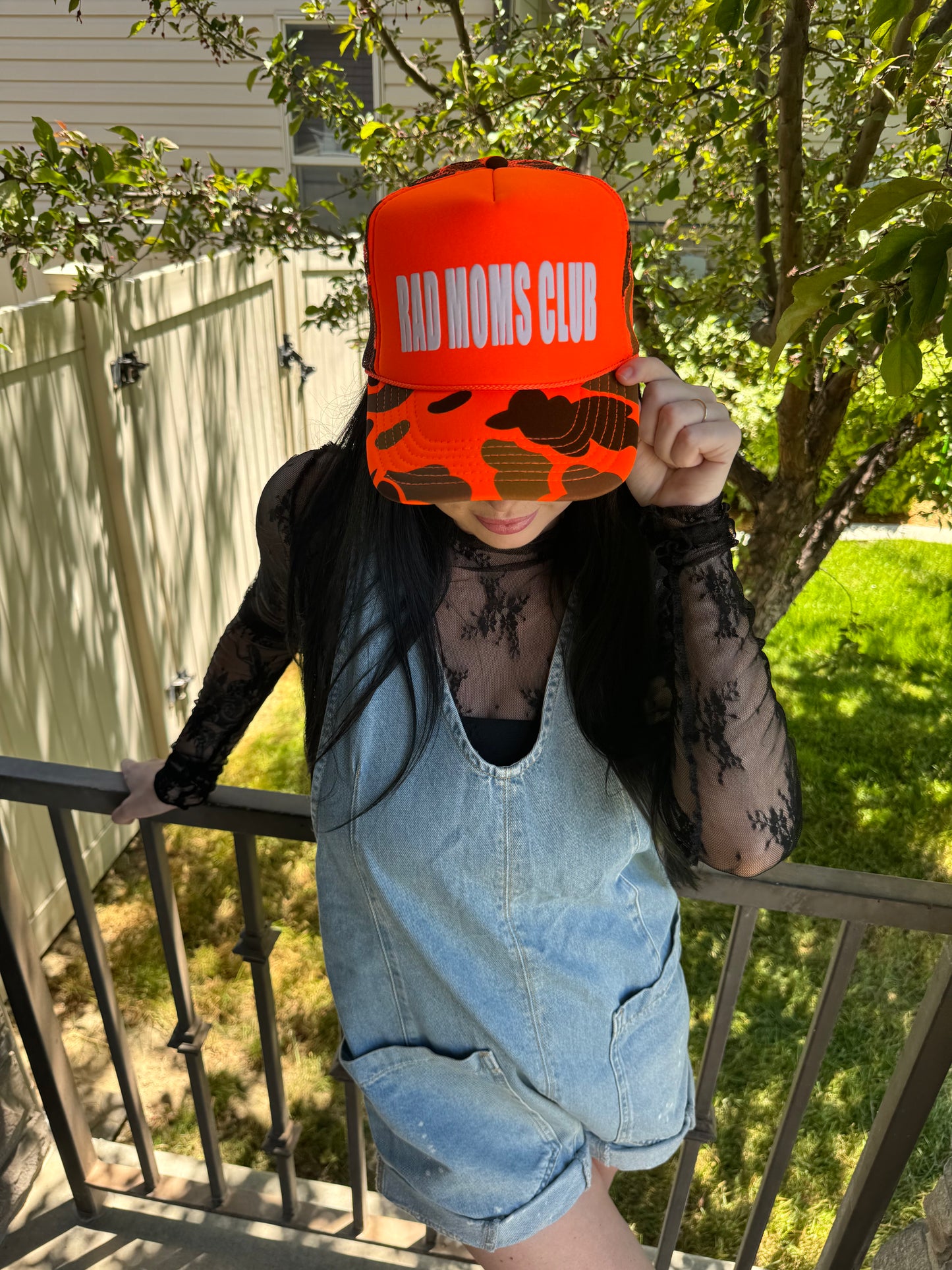 Rad Moms Club Orange Camo