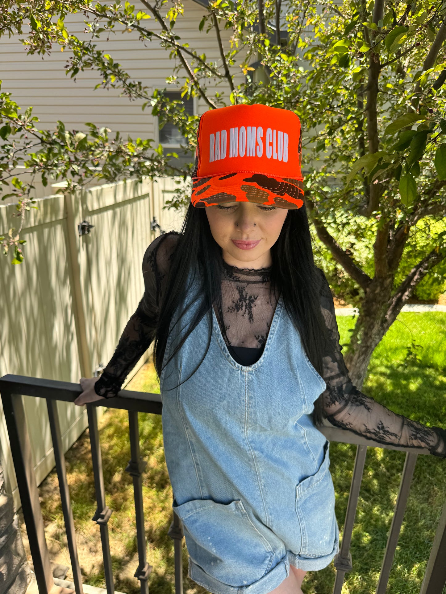 Rad Moms Club Orange Camo