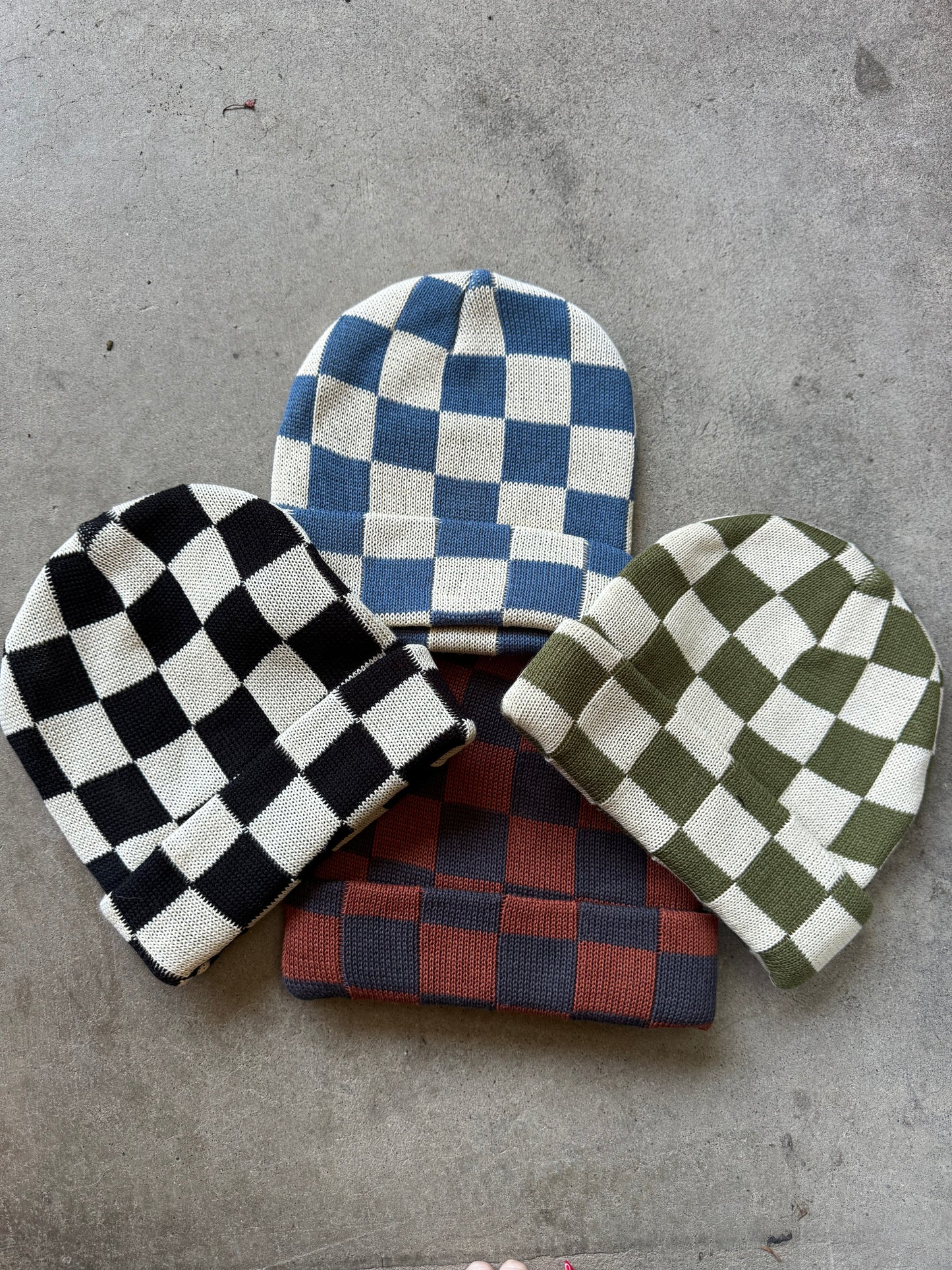 Checkerboard Beanie