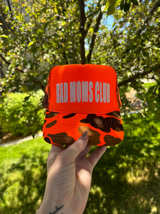 Rad Moms Club Orange Camo